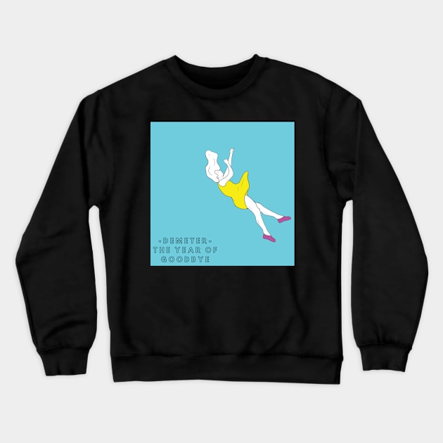 Falling Design - The Year of Goodbye EP (Original Cyan) Crewneck Sweatshirt by wearedemeter